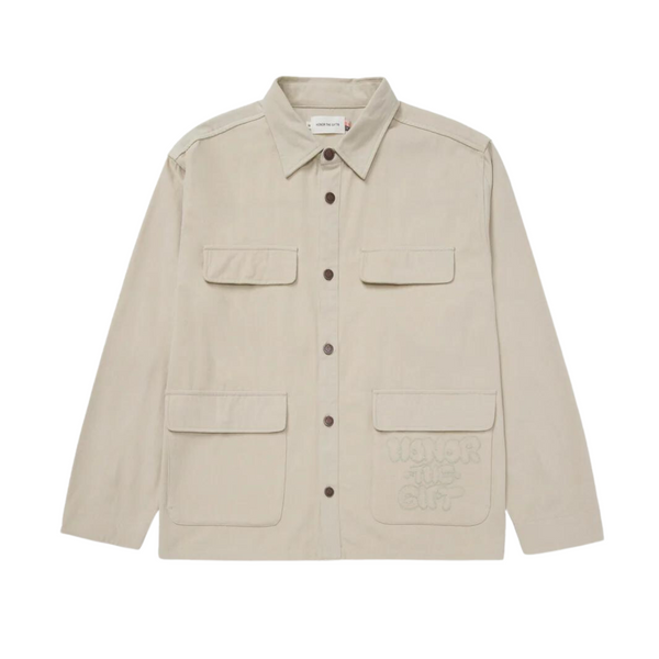 AMP'D CHORE JACKET - BONE I HONOR THE GIFT - Momentum Clothing