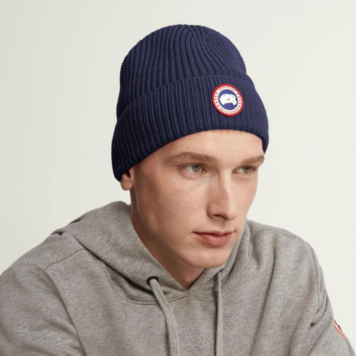 ARCTIC DISC RIB TOQUE - NAVY HEATHER