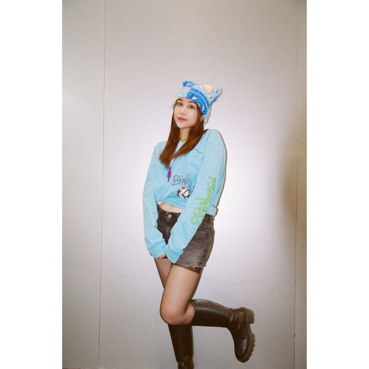 STARRY NIGHT CROCHET CAT HAT