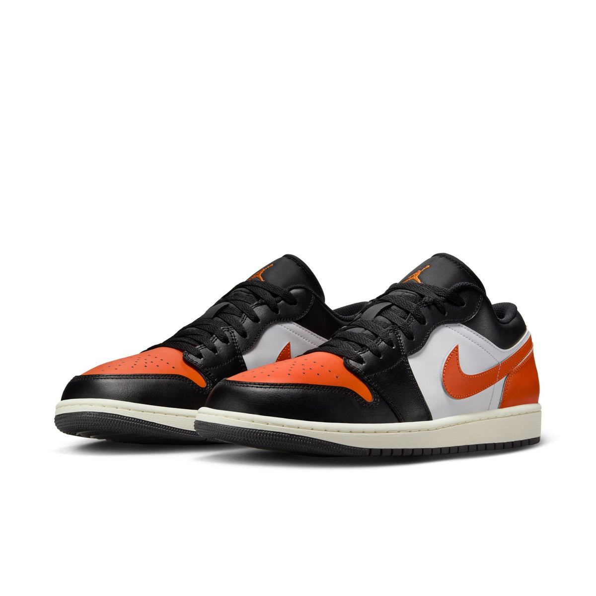 Air Jordan 1 Low - Black/Starfish/White 553558-081 I Momentum