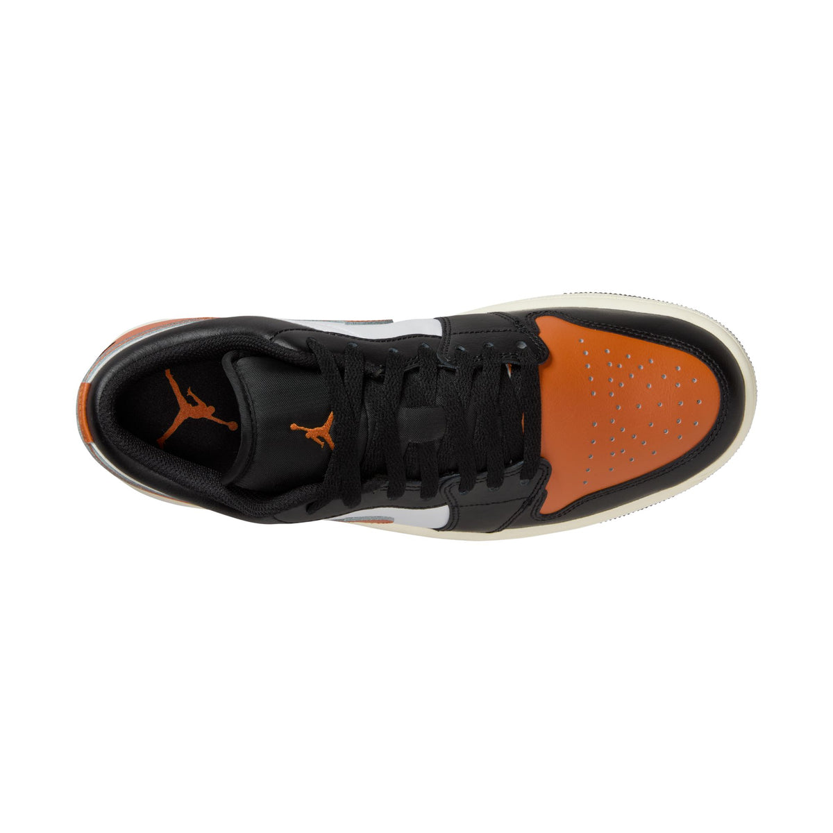 Air Jordan 1 Low - Black/Starfish/White 553558-081 I Momentum