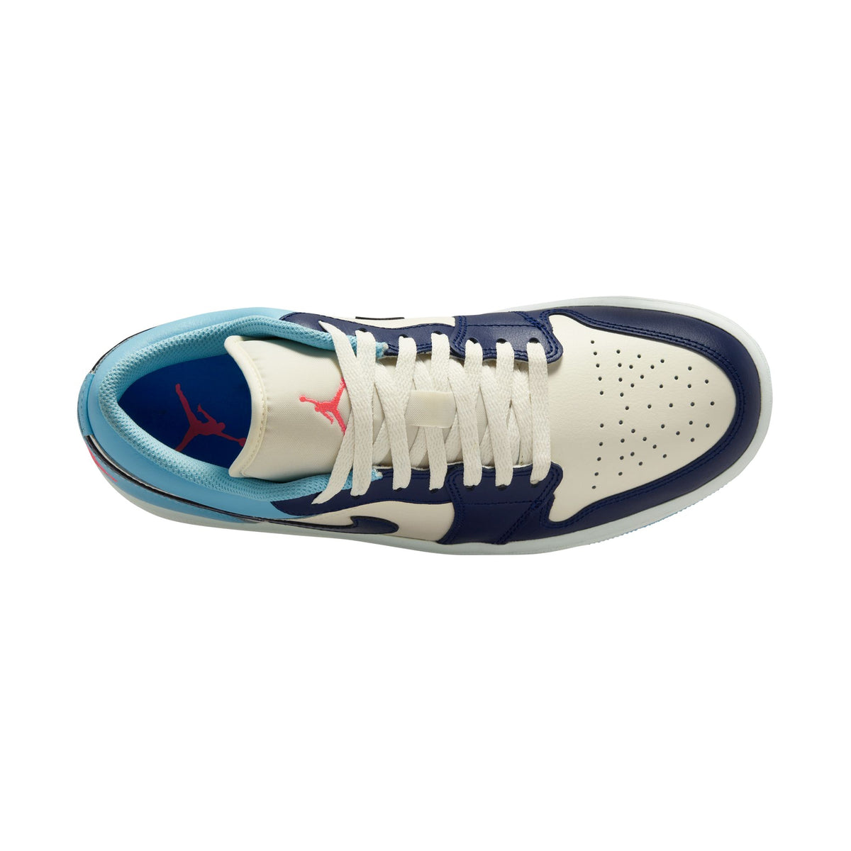 Air Jordan 1 Low Sail/Blue Void/Blue Chill/Hot Lava 553558-149