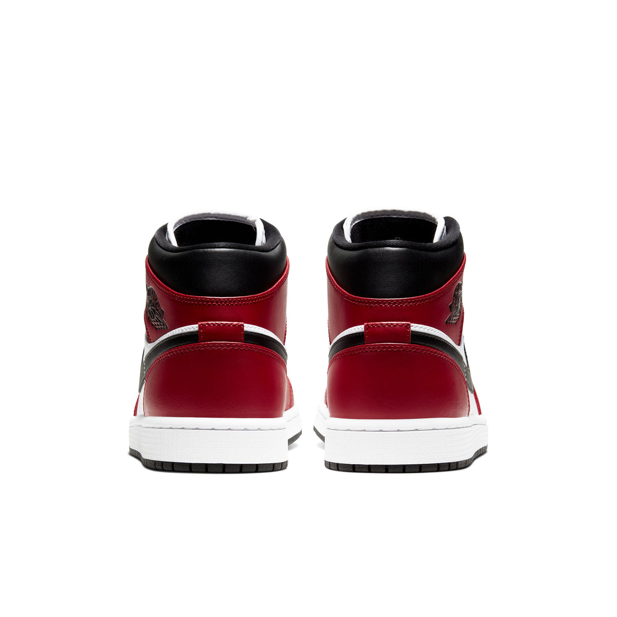 Air Jordan 1 Mid Black/Gym Red 554724-069