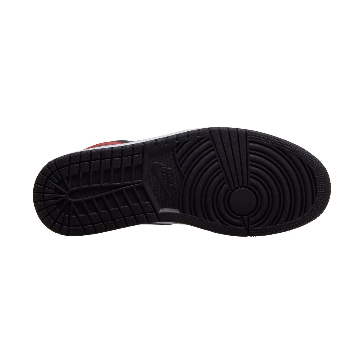 Air Jordan 1 Mid Black/Gym Red 554724-069