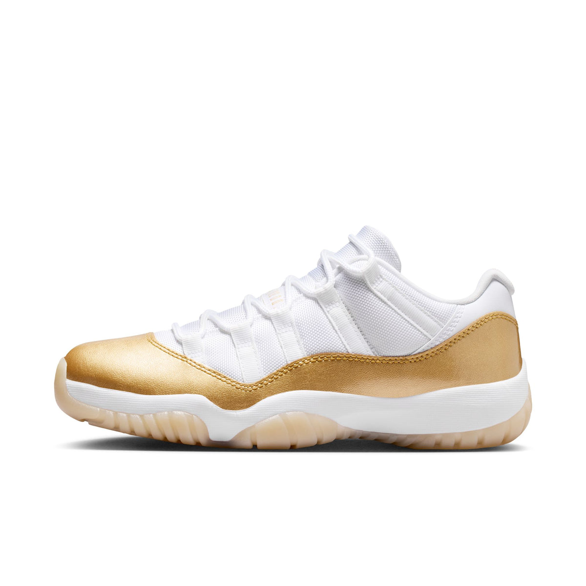 W Air Jordan 11 Low "Mother's Day" White/Metallic Gold AH7860-102