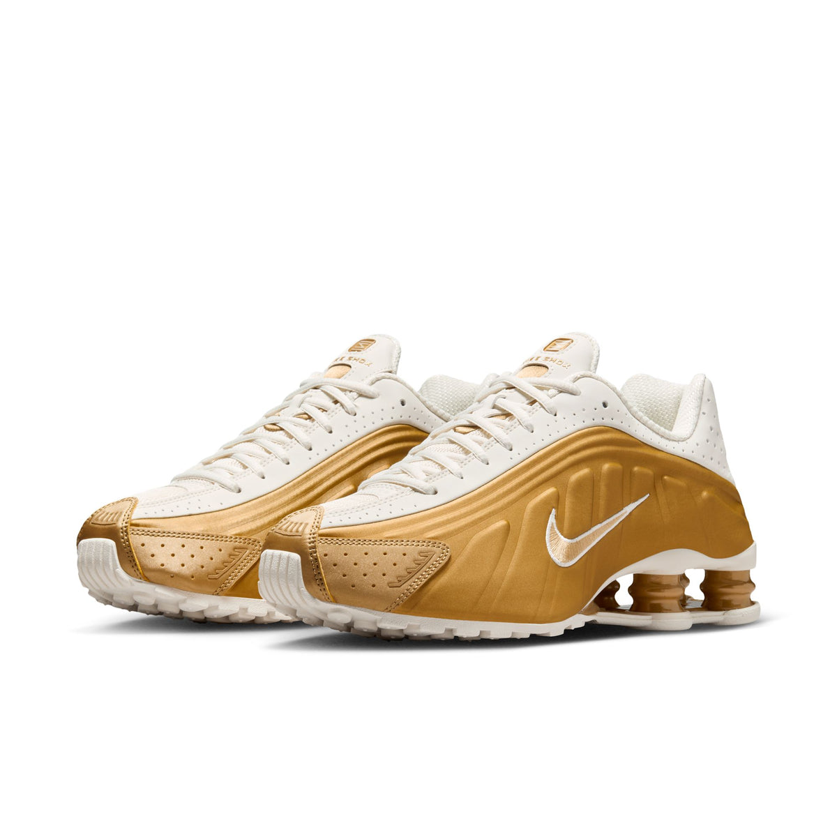 Nike W Shox R4 - Soft Pearl/Metallic Gold AR3565-010 