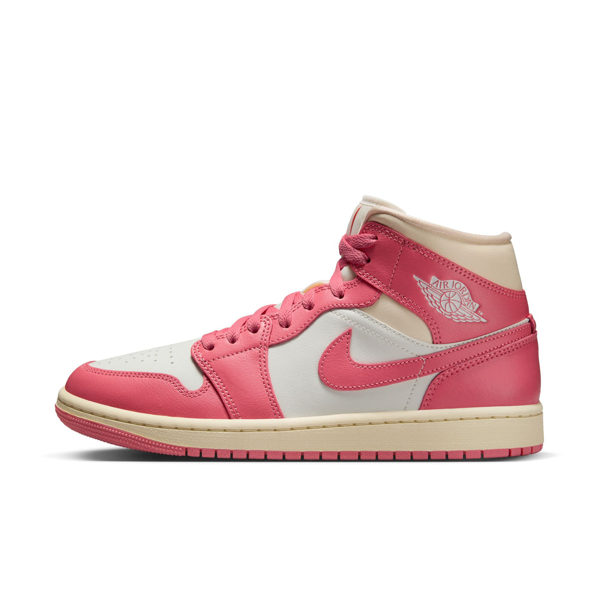 W Air Jordan 1 Mid - Sail/Pink Salt/Guava Ice/Muslin BQ6472-109