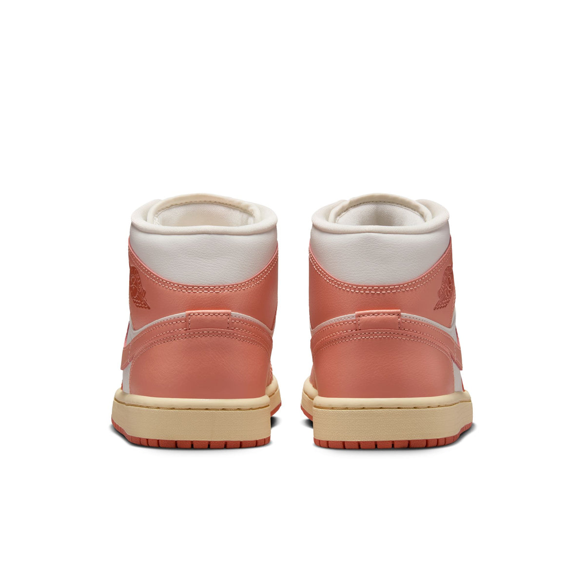 W Air Jordan 1 Mid - Sail/Lt Madder Root/Muslin BQ6472-180
