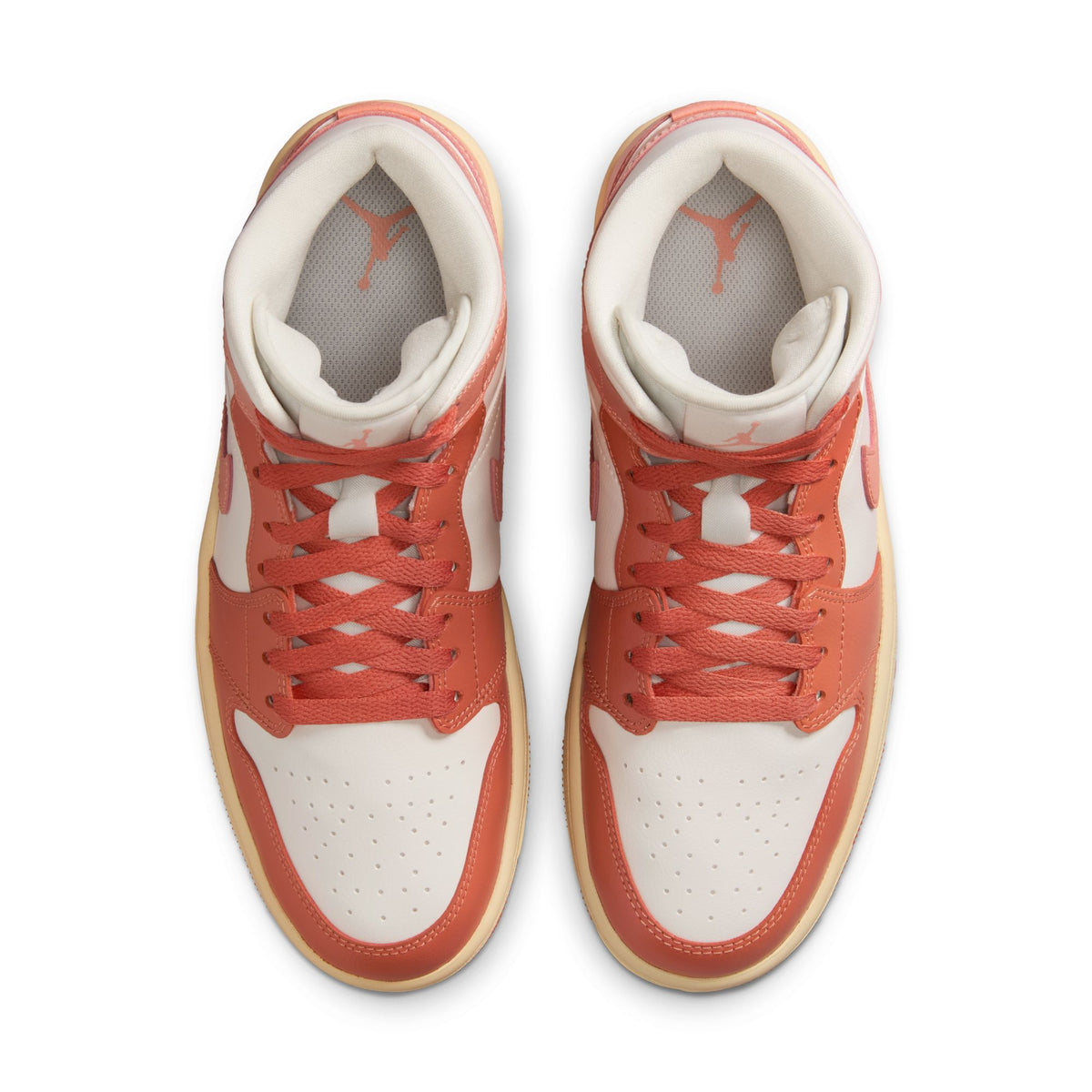 W Air Jordan 1 Mid - Sail/Lt Madder Root/Muslin BQ6472-180