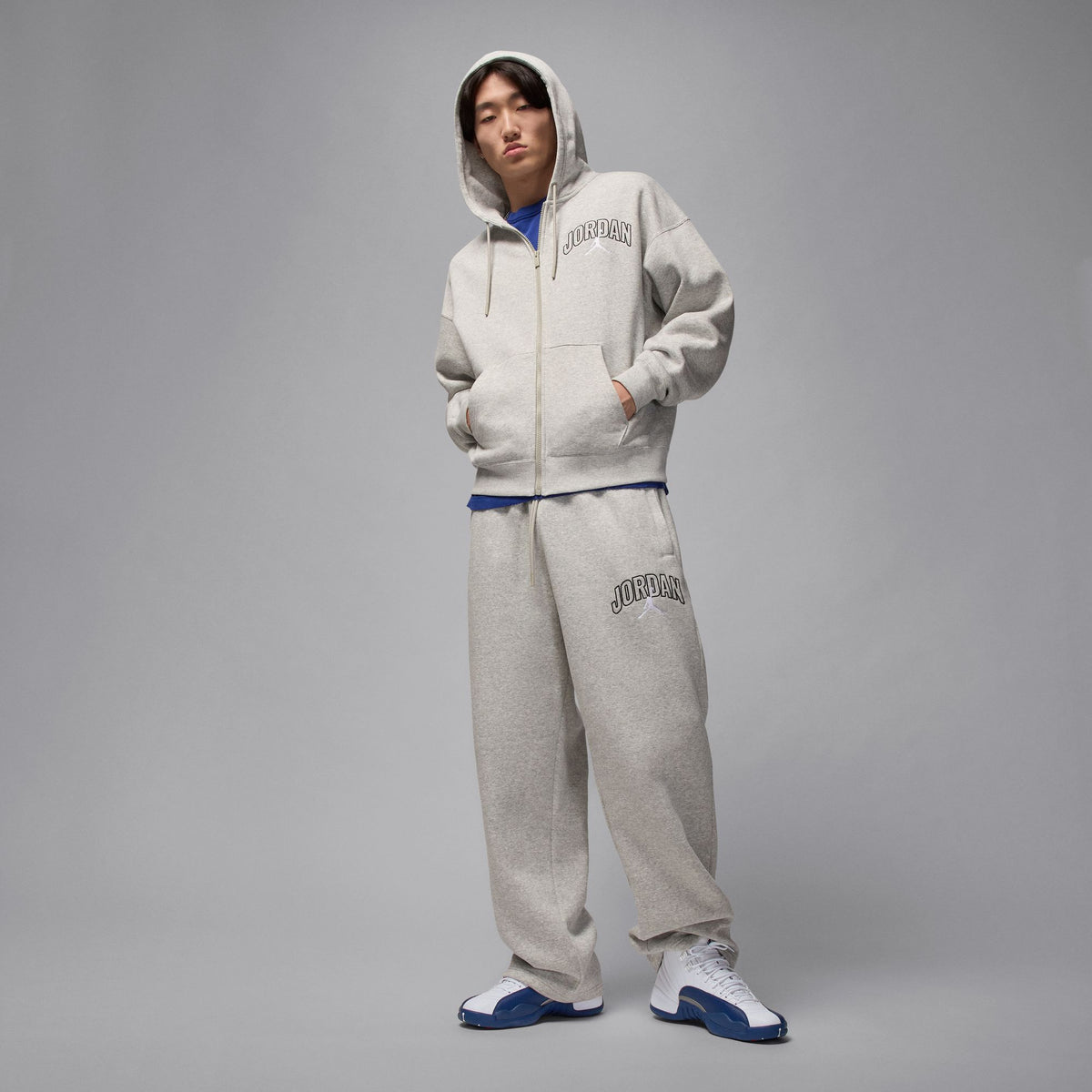 Air Jordan 12 Retro - White/French Blue/Metallic Silver CT8013-114