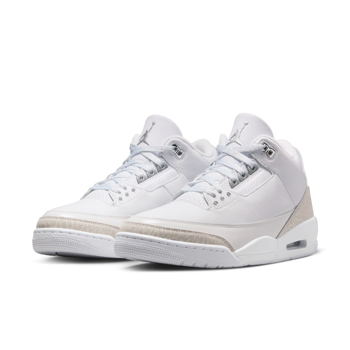 Air Jordan 3 Retro "Pure Money" - White/Metallic Silver CT8532-111