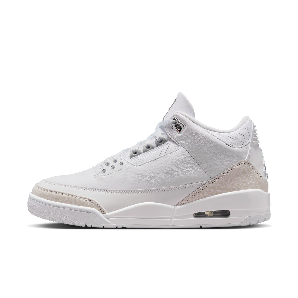 Air Jordan 3 Retro "Pure Money" - White/Metallic Silver CT8532-111