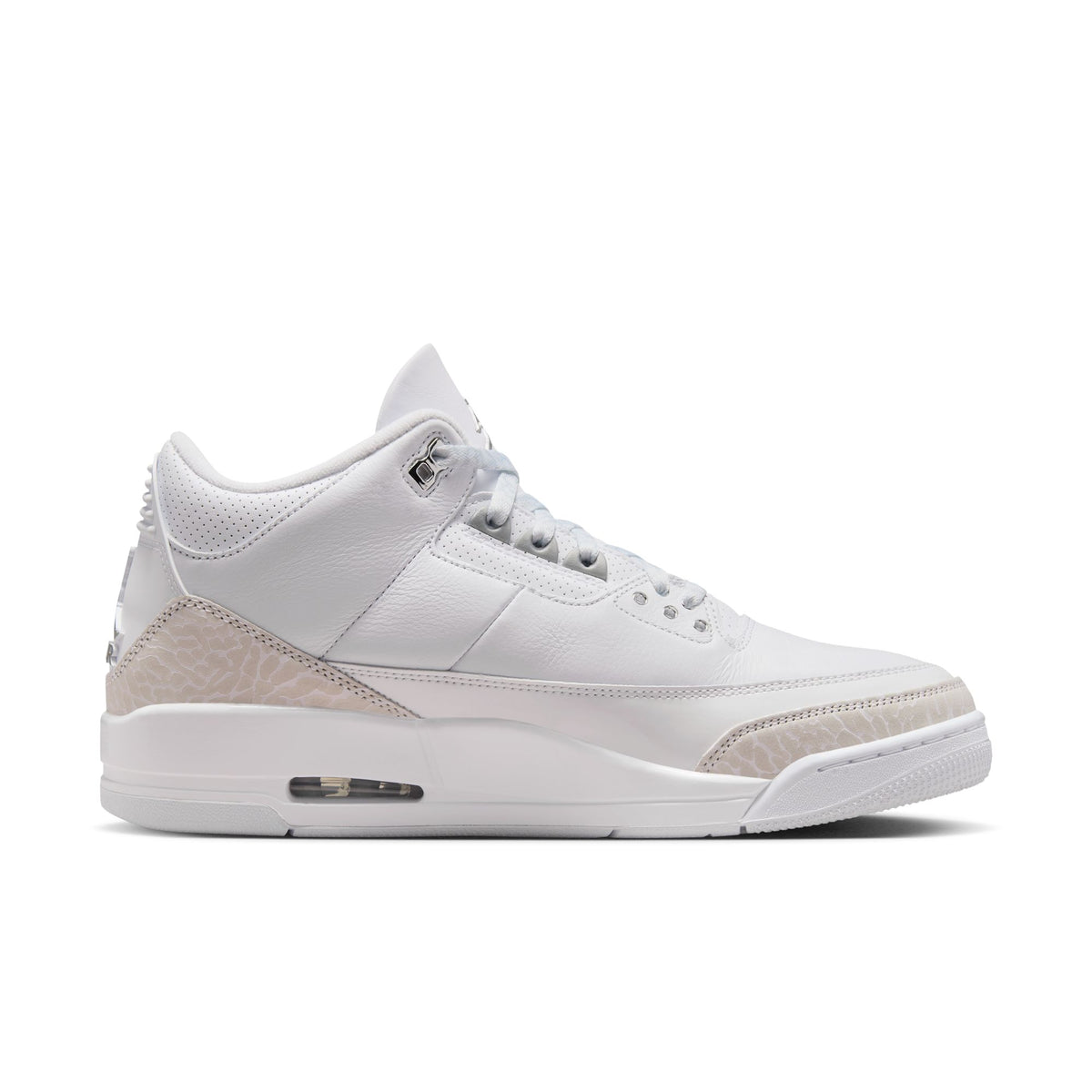 Air Jordan 3 Retro "Pure Money" - White/Metallic Silver CT8532-111