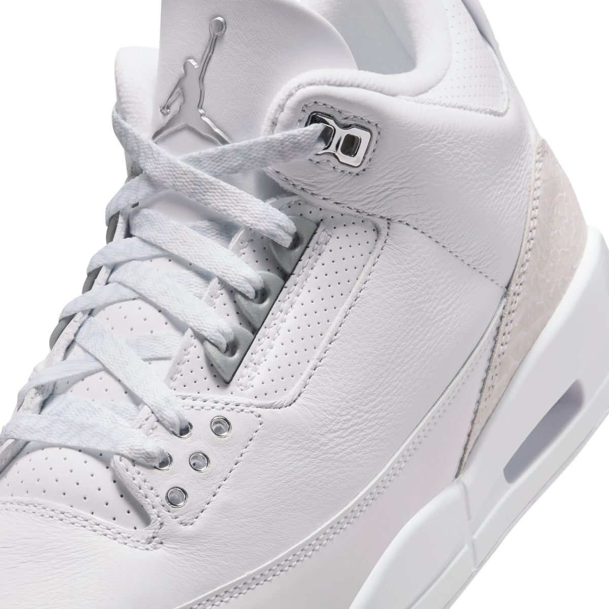 Air Jordan 3 Retro "Pure Money" - White/Metallic Silver CT8532-111