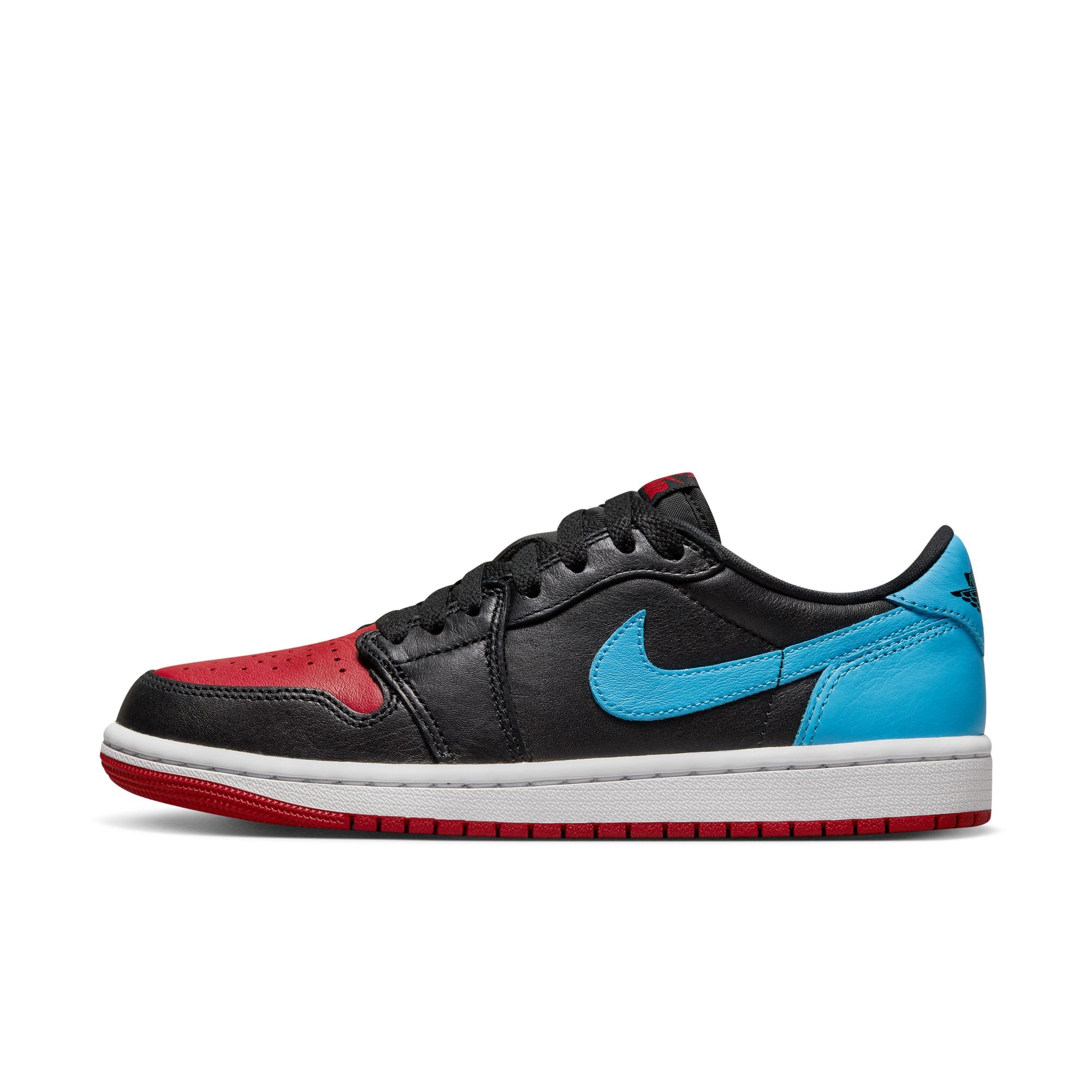 W AIR JORDAN 1 LOW OG - BLACK / DARK POWDER BLUE CZ0775-046