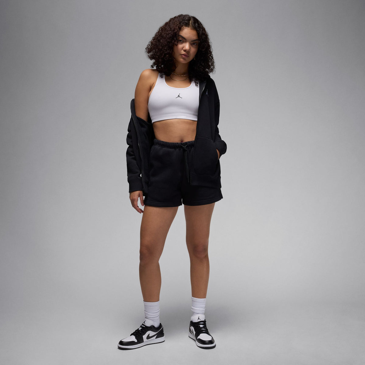 W Air Jordan 1 Low - White/Black DC0774-101