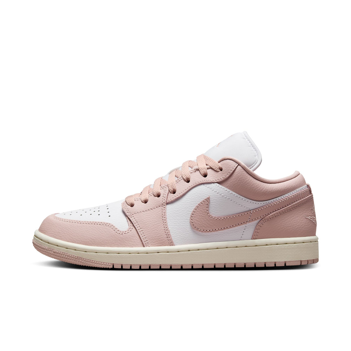 W Air Jordan 1 Low - White/Pink Oxford 