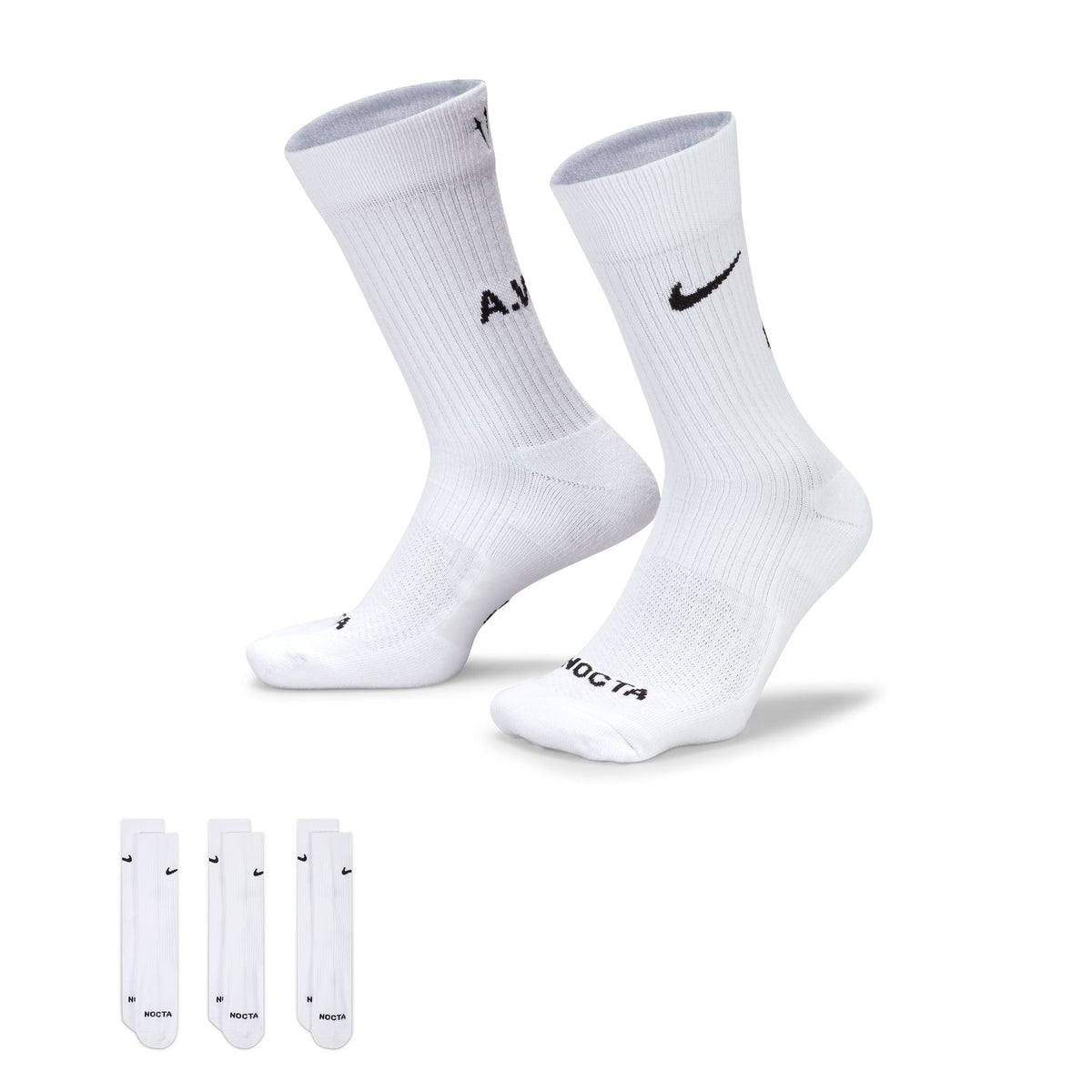 SNKRSOX Crew 3PR-160 NOCTA White DD9240-100