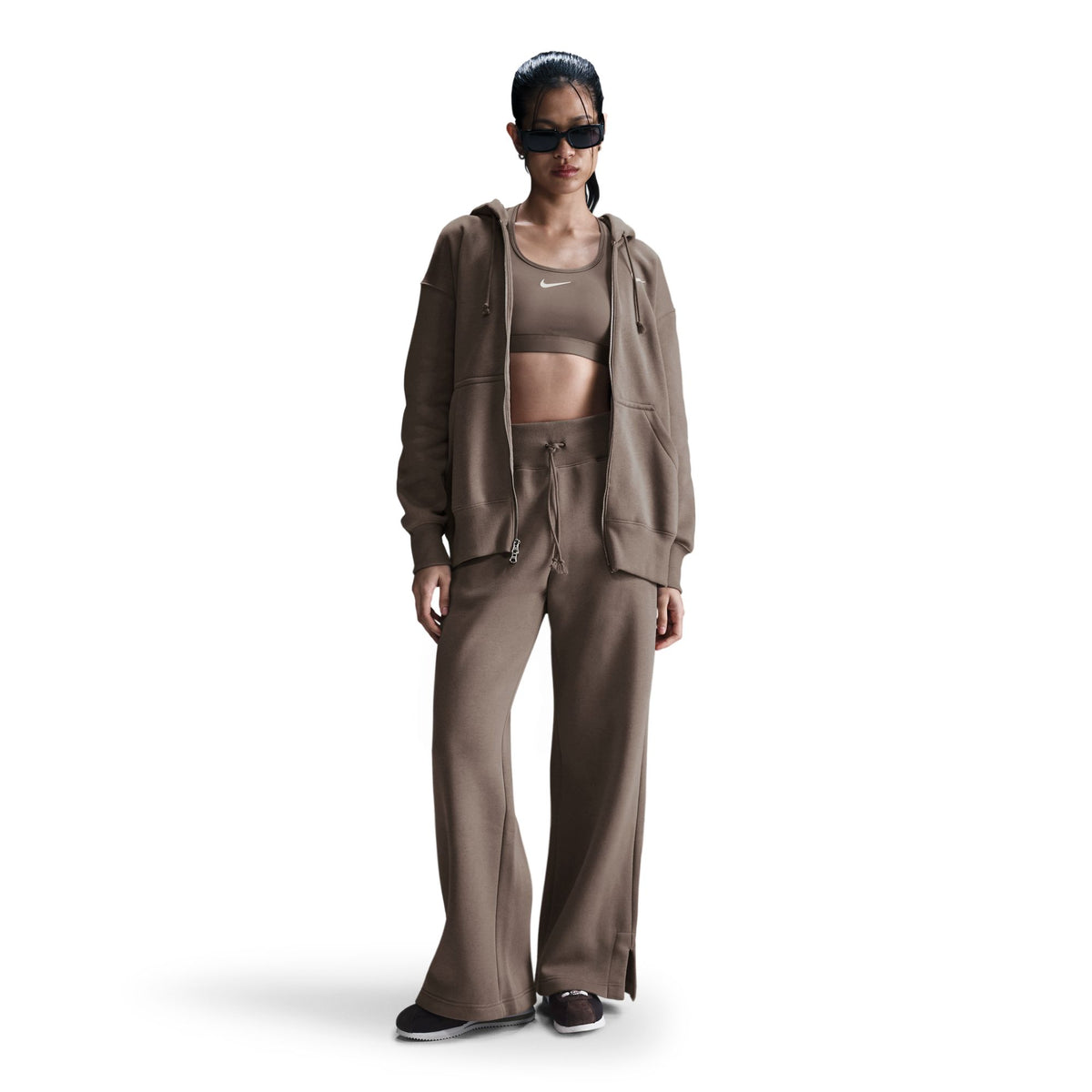 Nike W NSW Phoenix Fleece Pant - Mink Brown DQ5615-233