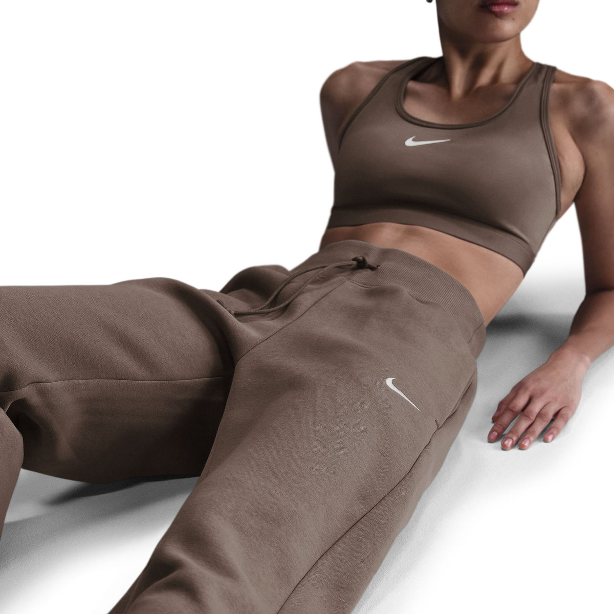 Nike W NSW Phoenix Fleece Pant - Mink Brown DQ5615-233