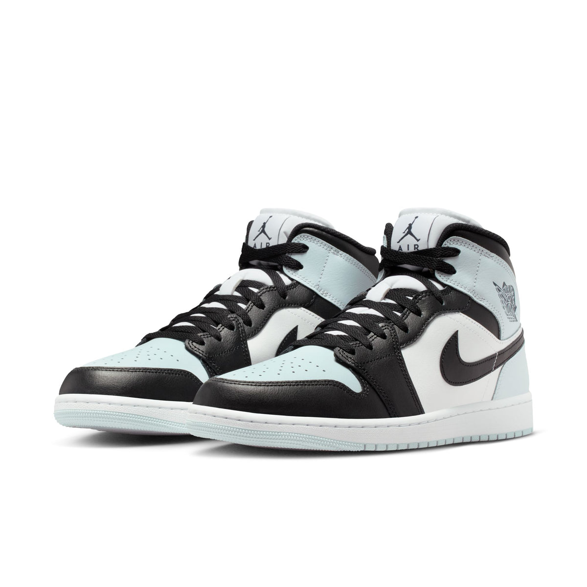 Air Jordan 1 Mid Black/Squadron Blue/Aura/White DQ8426-002