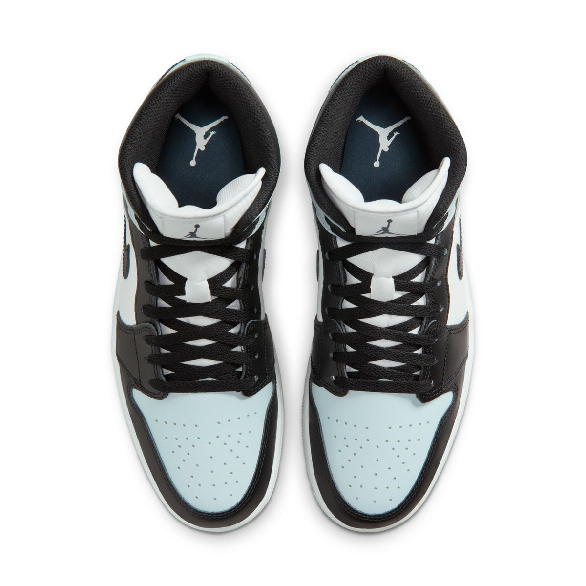 Air Jordan 1 Mid Black/Squadron Blue/Aura/White DQ8426-002