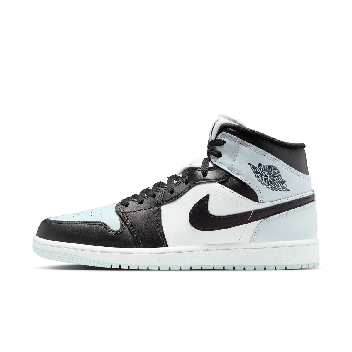 Air Jordan 1 Mid Black/Squadron Blue/Aura/White DQ8426-002