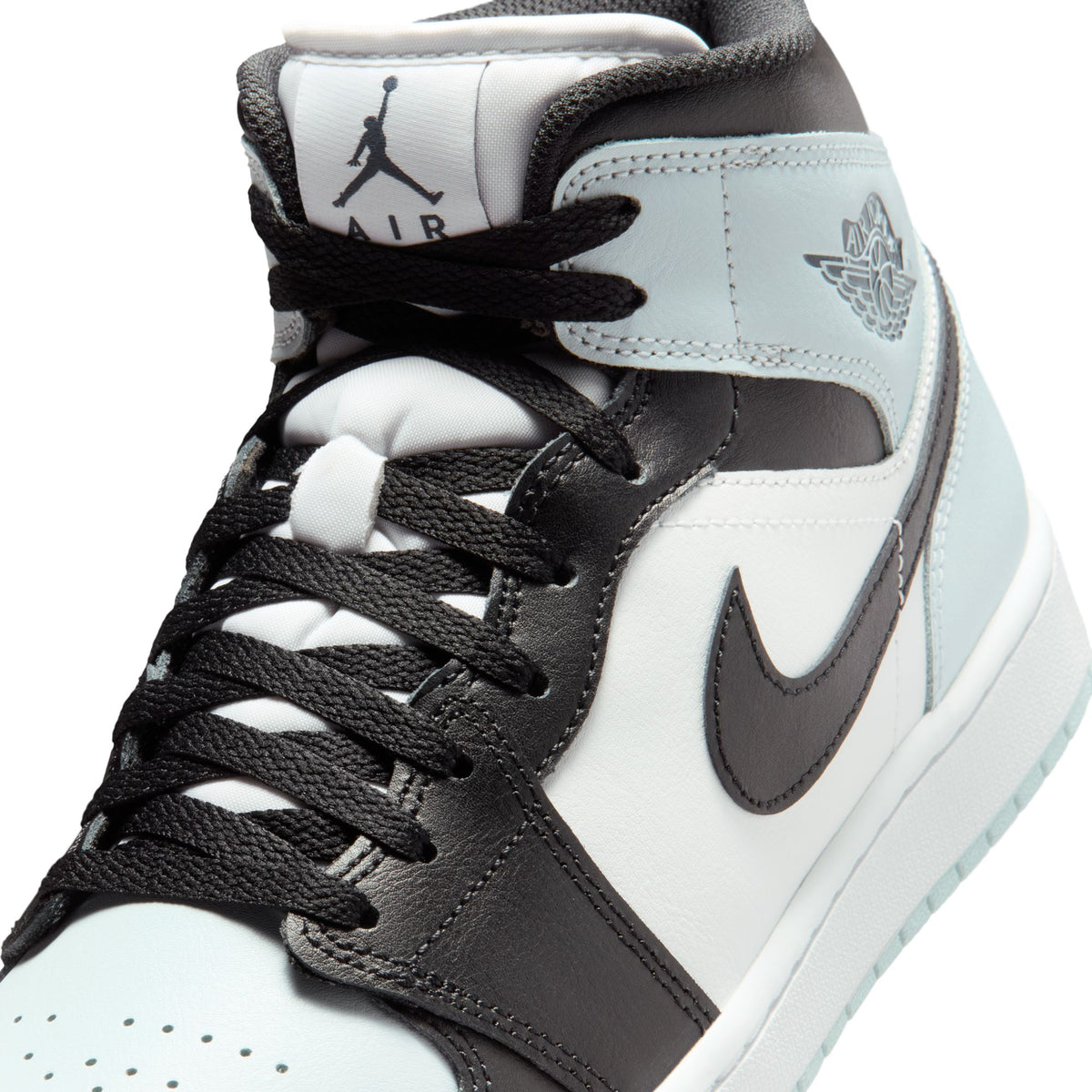 Air Jordan 1 Mid Black/Squadron Blue/Aura/White DQ8426-002