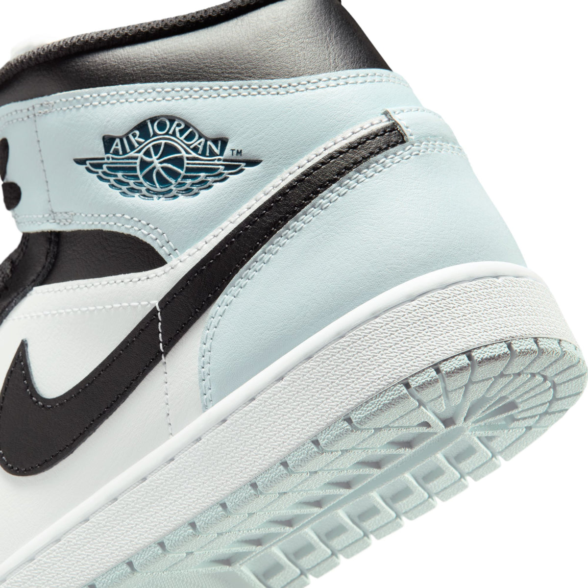 Air Jordan 1 Mid Black/Squadron Blue/Aura/White DQ8426-002
