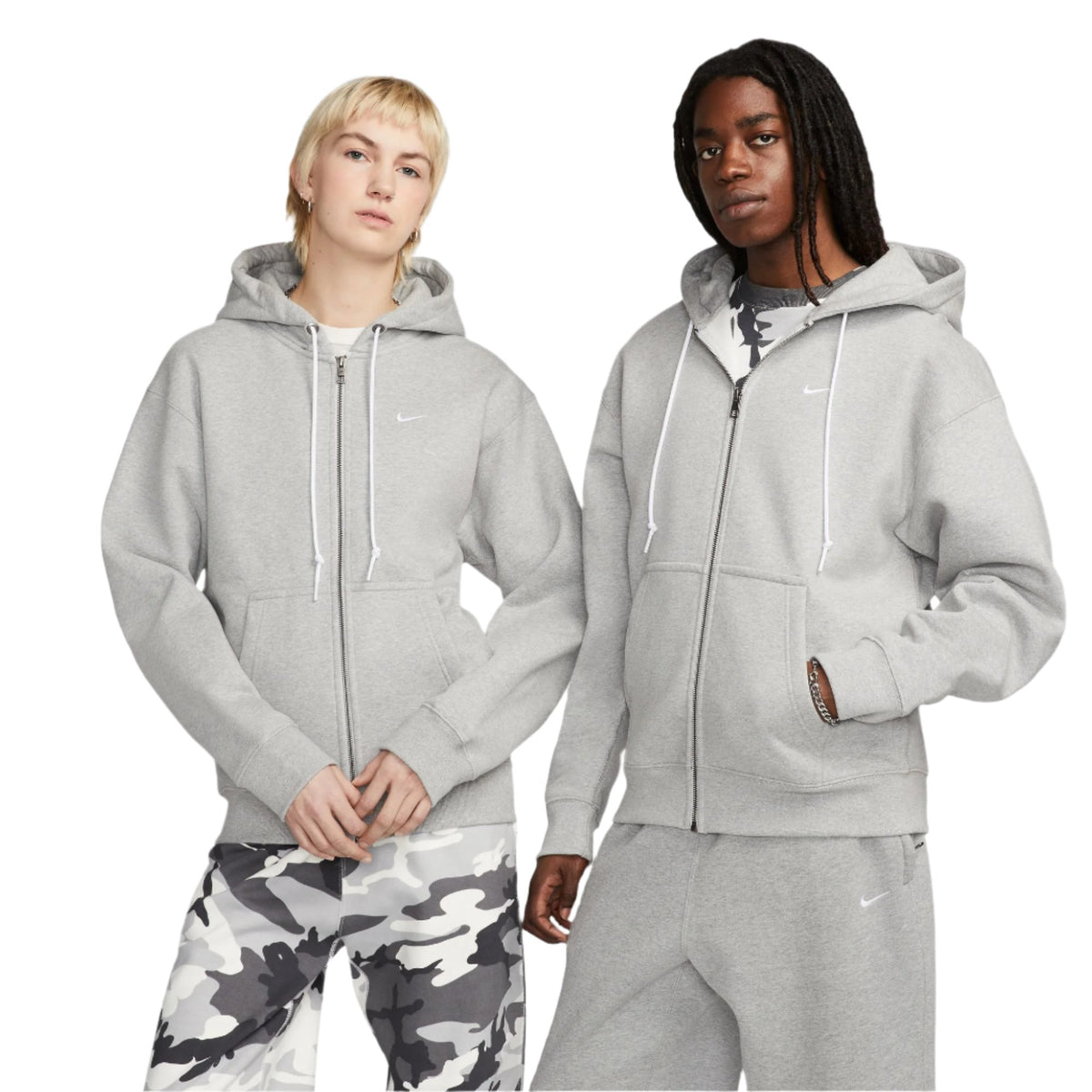 SOLO SWOOSH FULL-ZIP HOODIE