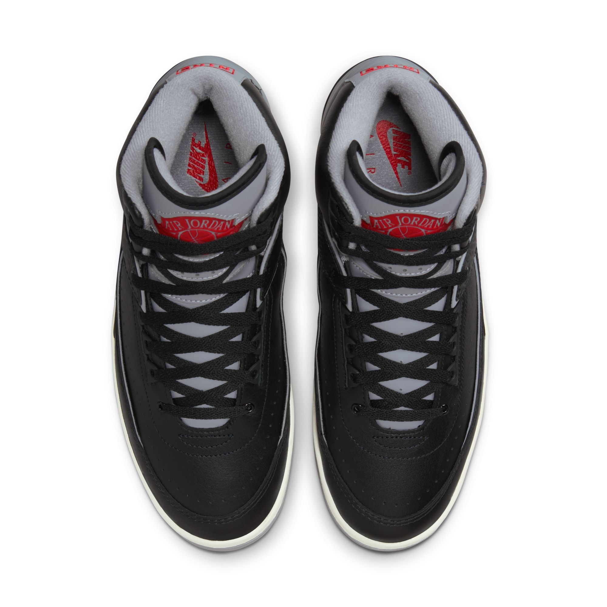 AIR JORDAN 2 RETRO - BLACK/CEMENT GREY/FIRE RED DR8884-001 I