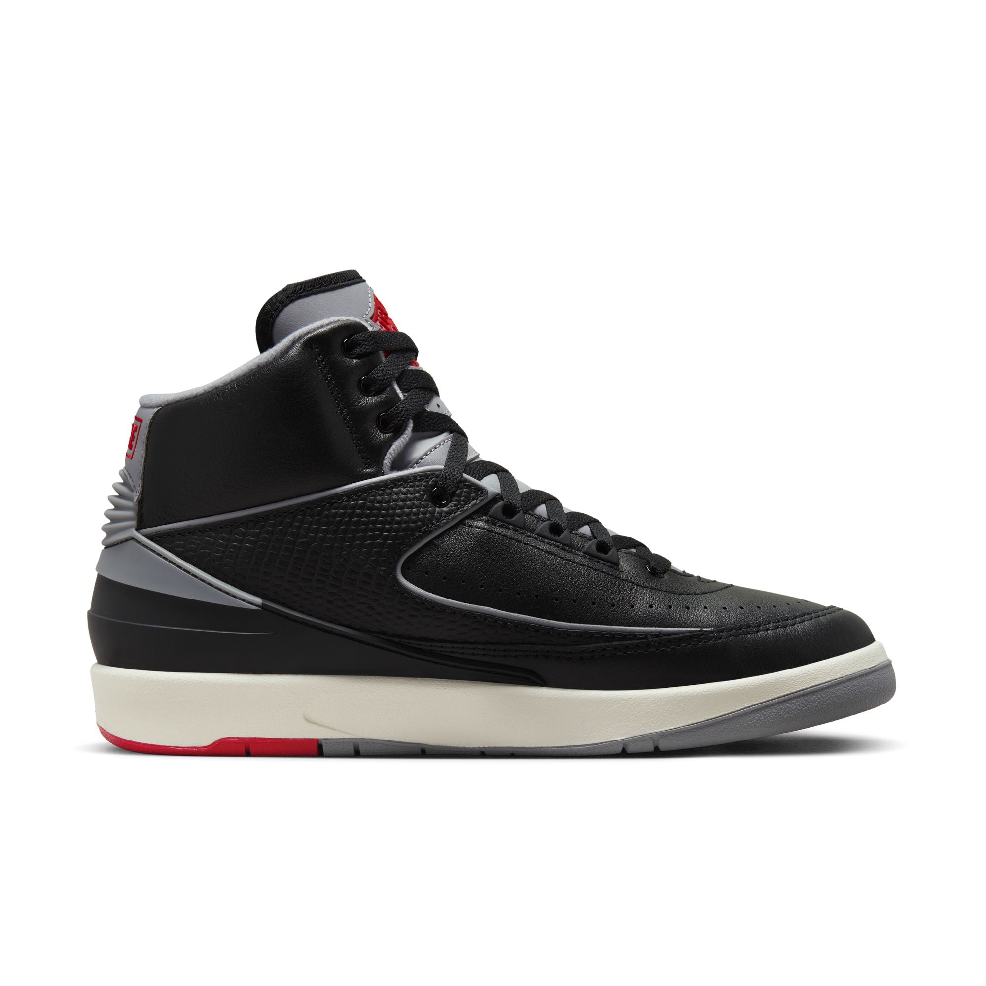 AIR JORDAN 2 RETRO - BLACK/CEMENT GREY/FIRE RED DR8884-001 I