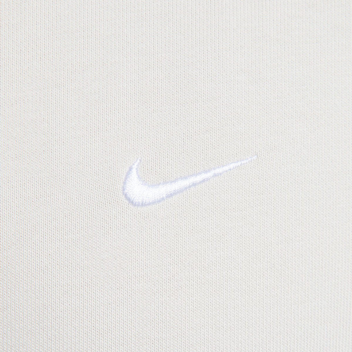 Nike Solo Swoosh Fleece Pullover Hoodie - Light Bone/White DX1355-072