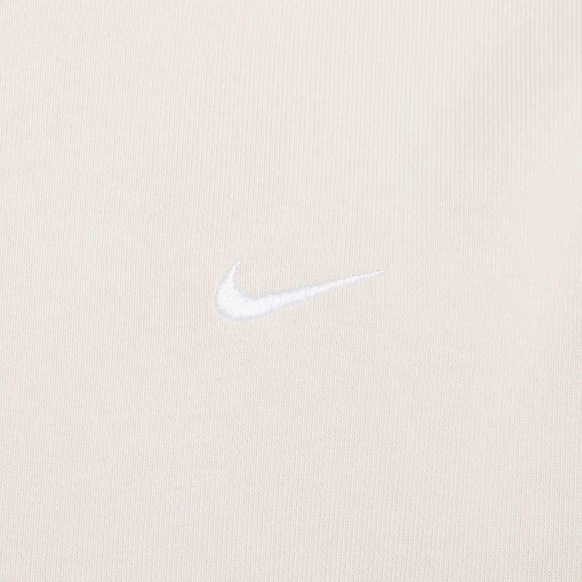 Nike Solo Swoosh Fleece Crew - Light Bone/White DX1361-072