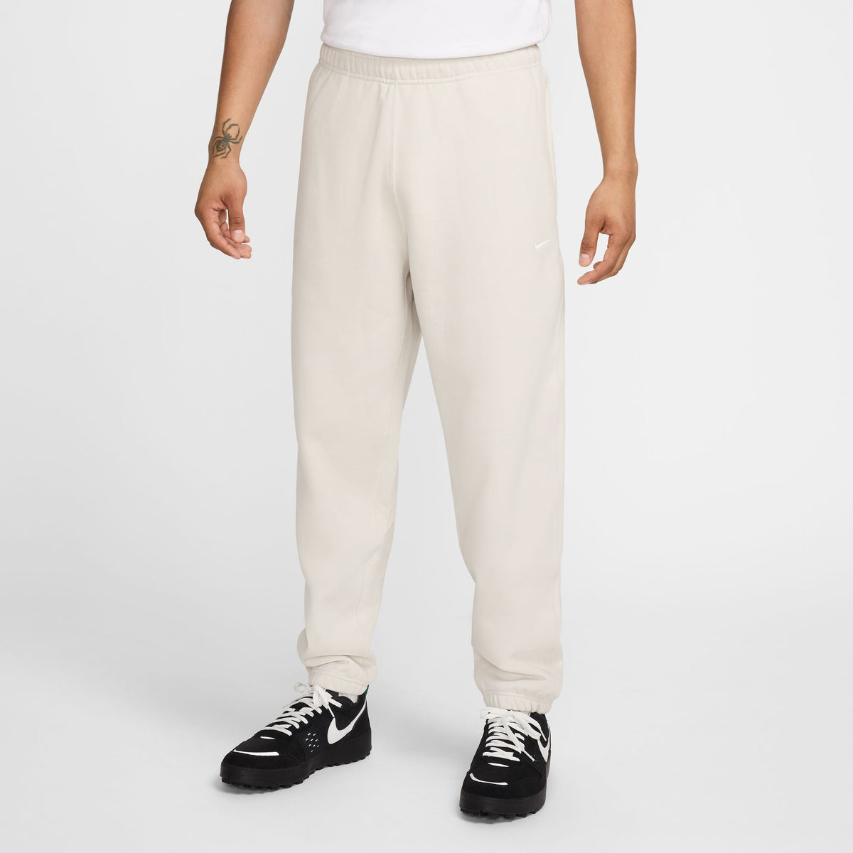 Solo Swoosh Fleece Pants - Light Bone/White DX1364-072