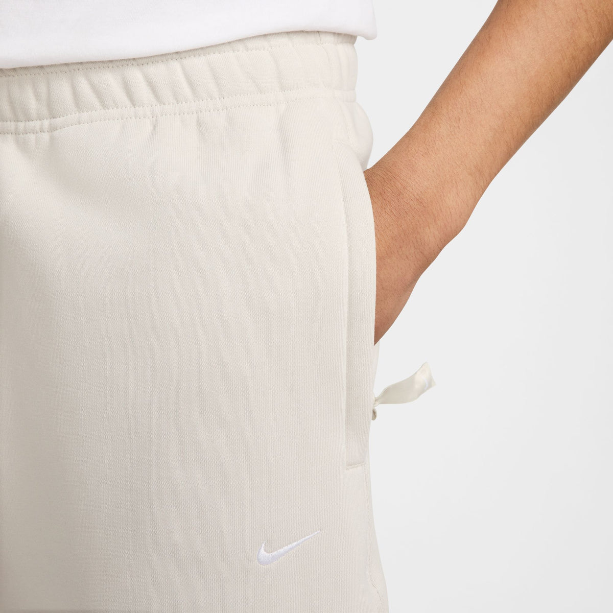 Solo Swoosh Fleece Pants - Light Bone/White DX1364-072