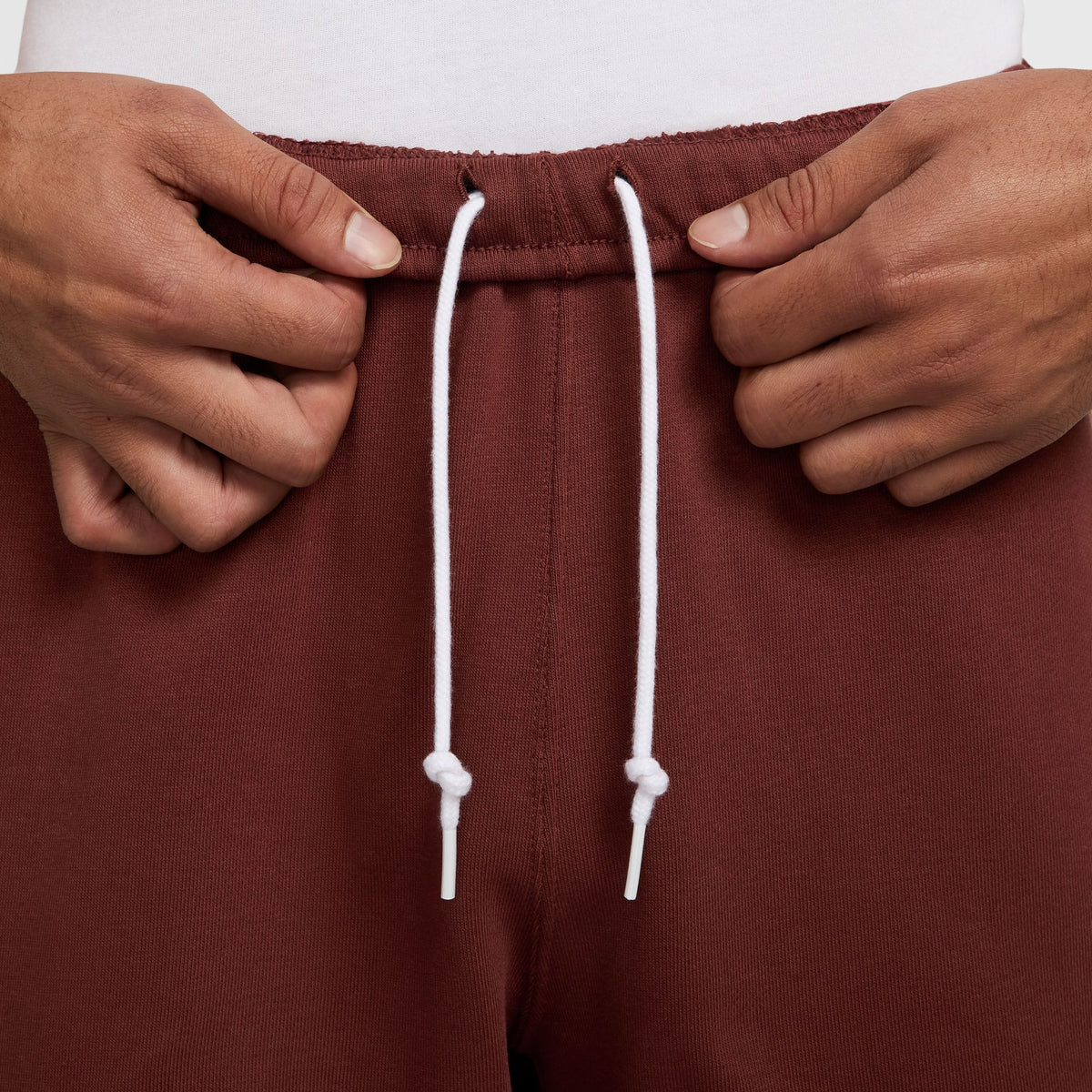 Nike Solo Swoosh Fleece Pants - Dark Pony/White