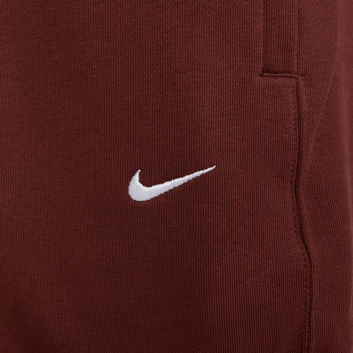 Nike Solo Swoosh Fleece Pants - Dark Pony/White