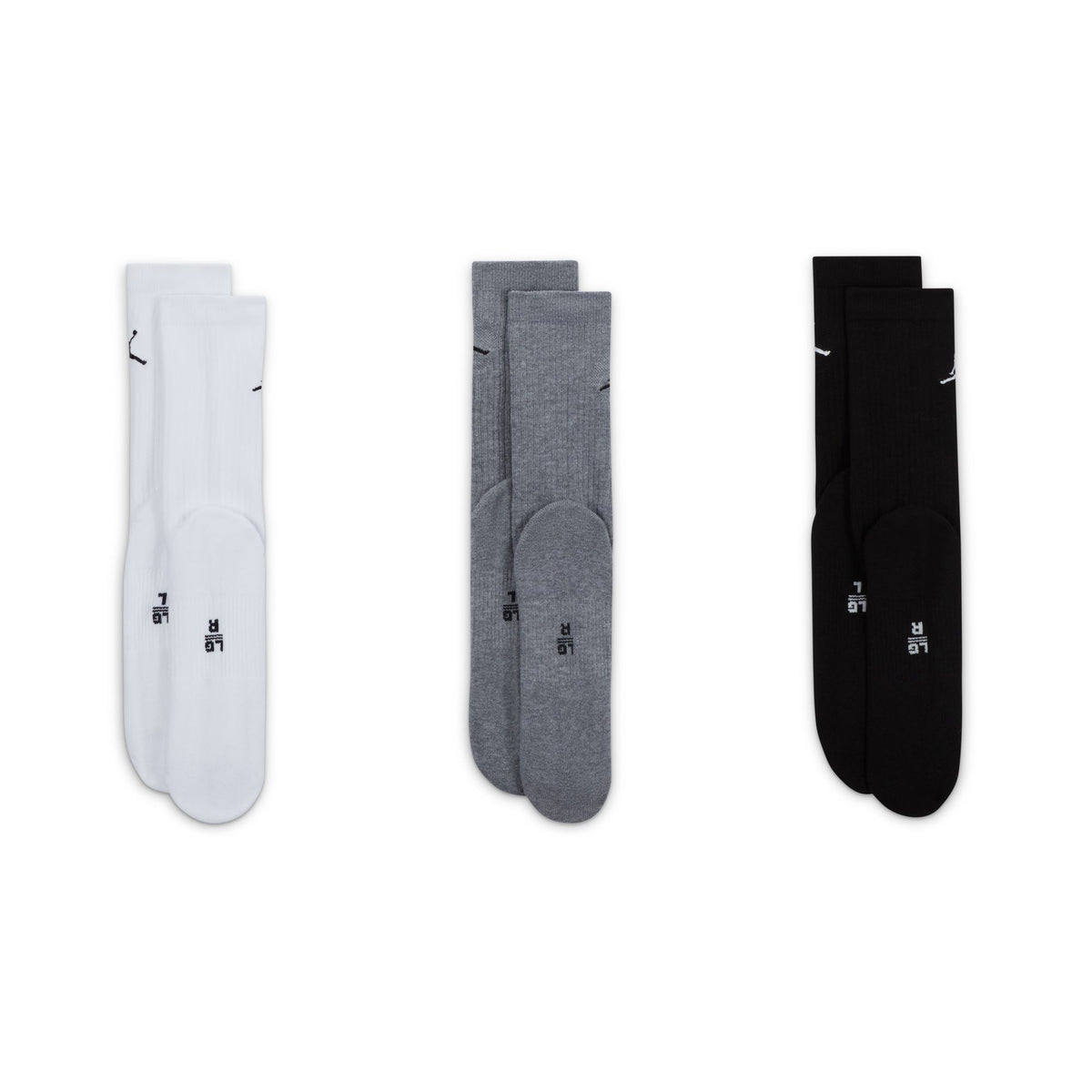 JORDAN EVERYDAY CUSHION CREW SOCK 3 PK