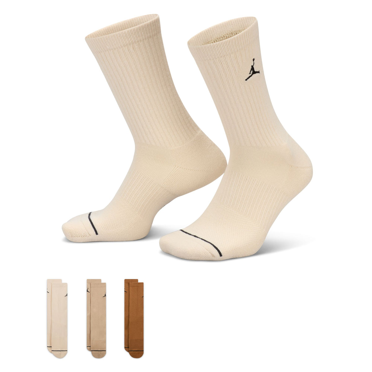 JORDAN EVERYDAY CUSHION CREW SOCK 3 PK