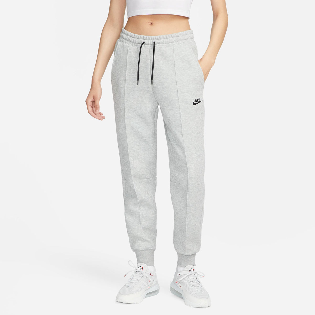 Nike W NSW Tech Fleece Mid-Rise Joggers Dark Heather Grey