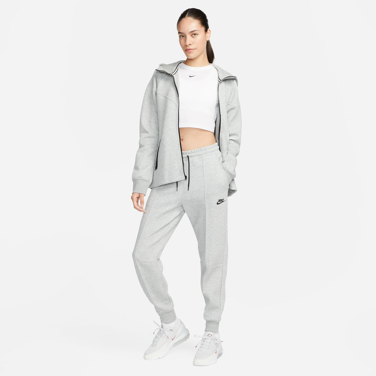 Nike W NSW Tech Fleece Mid-Rise Joggers Dark Heather Grey