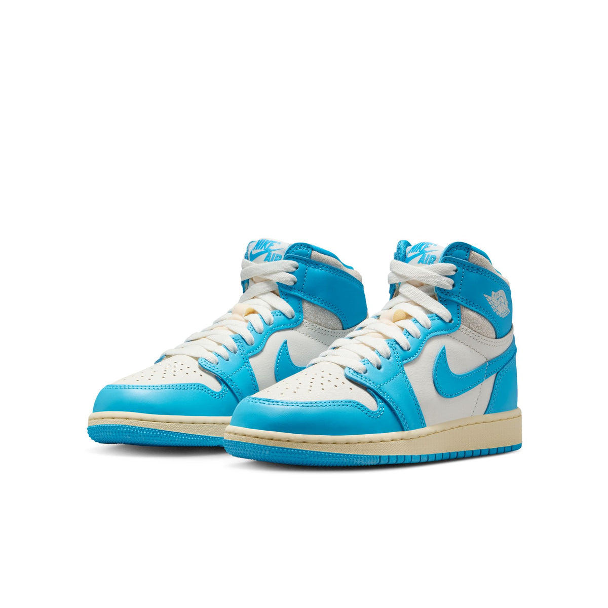 (GS) Air Jordan 1 High OG "UNC Reimagined" - DK Powder Blue/Sail FD1437-402 