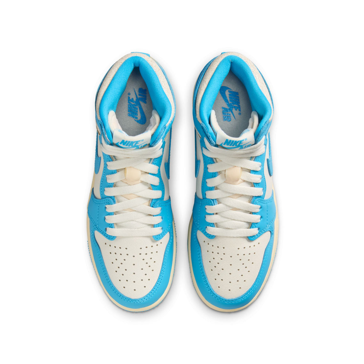 (GS) Air Jordan 1 High OG "UNC Reimagined" - DK Powder Blue/Sail FD1437-402 