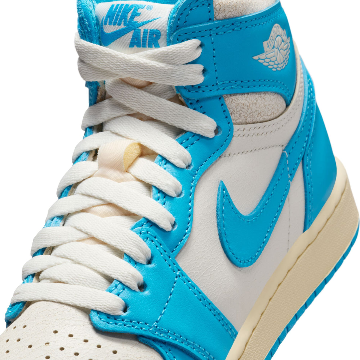 (GS) Air Jordan 1 High OG "UNC Reimagined" - DK Powder Blue/Sail FD1437-402 