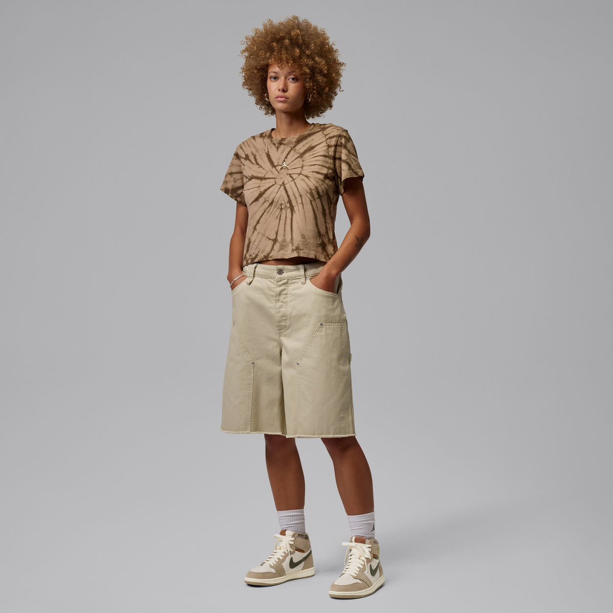 W Air Jordan 1 High OG "Khaki" -Multi-Colour/Sail/Cargo Khaki FD2596-201