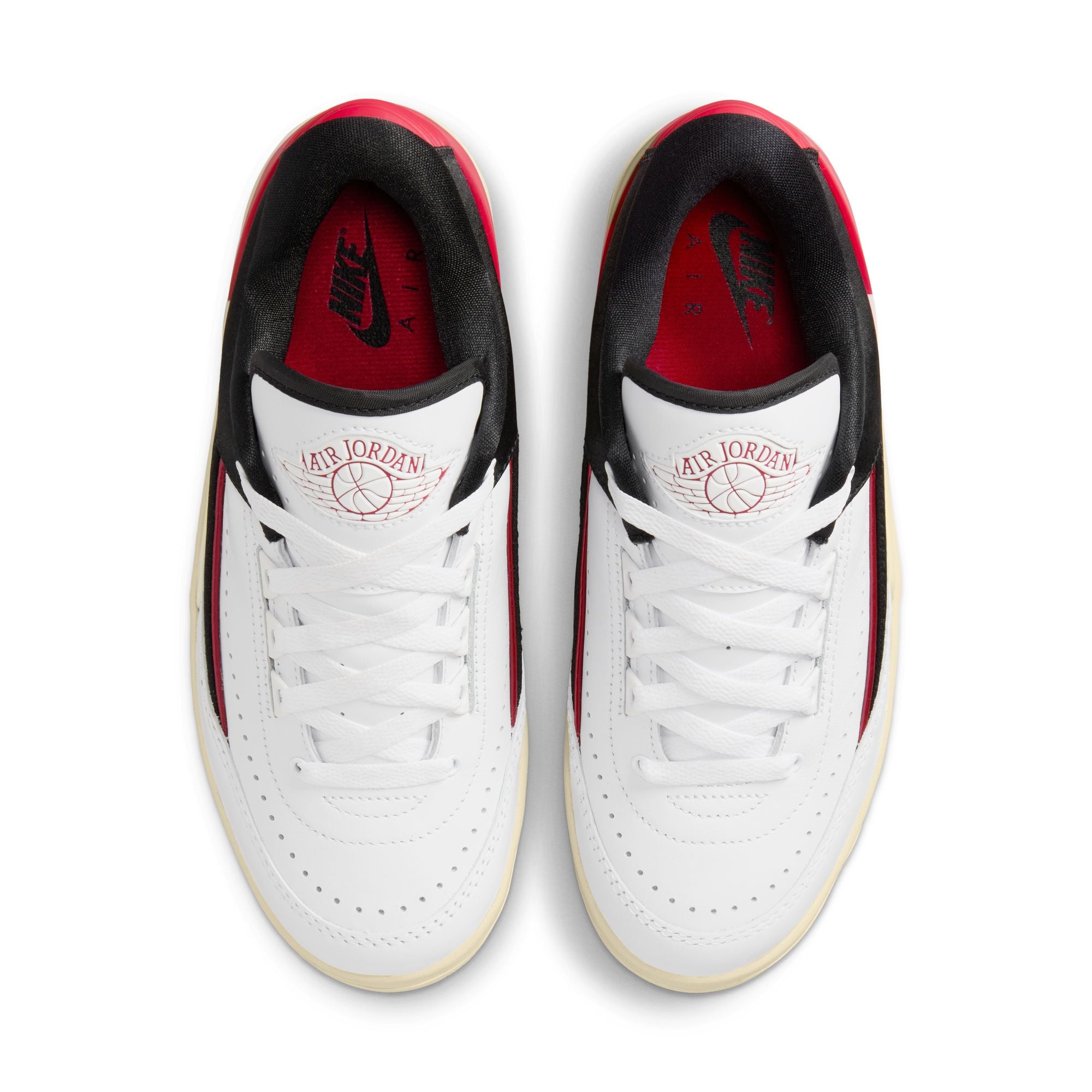 W AIR JORDAN 2 RETRO LOW - WHITE / UNIVERSITY RED FD4849-106 I