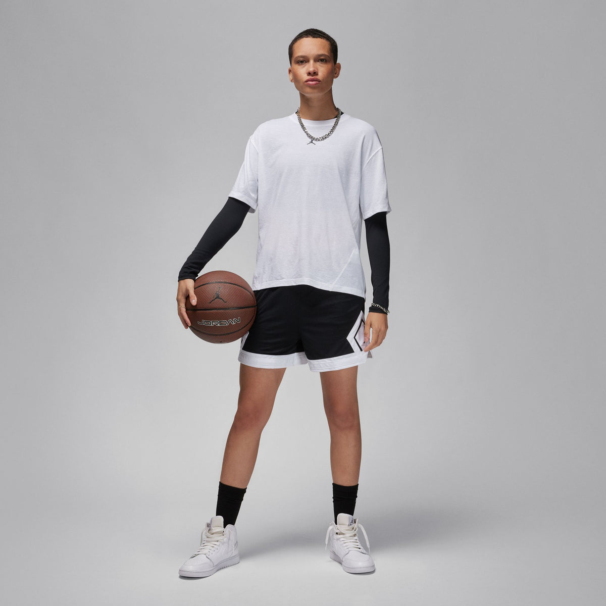 W JORDAN SPORT DIAMOND SS TOP