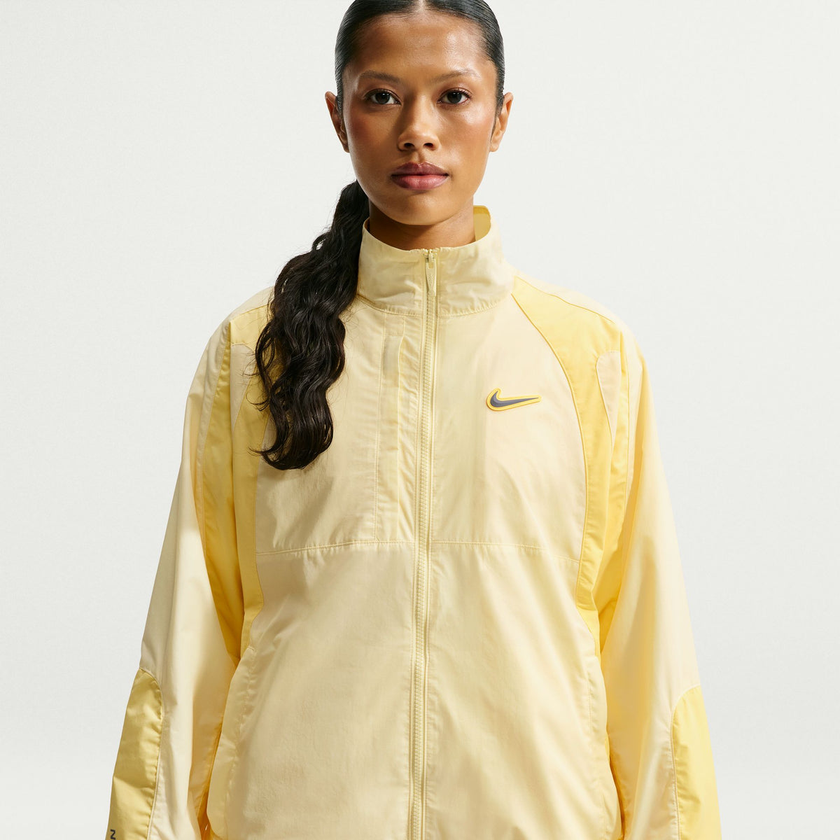 Northstar Nylon Track Jacket Alabaster/Lt Laser Orange/Stealth FN7666-744