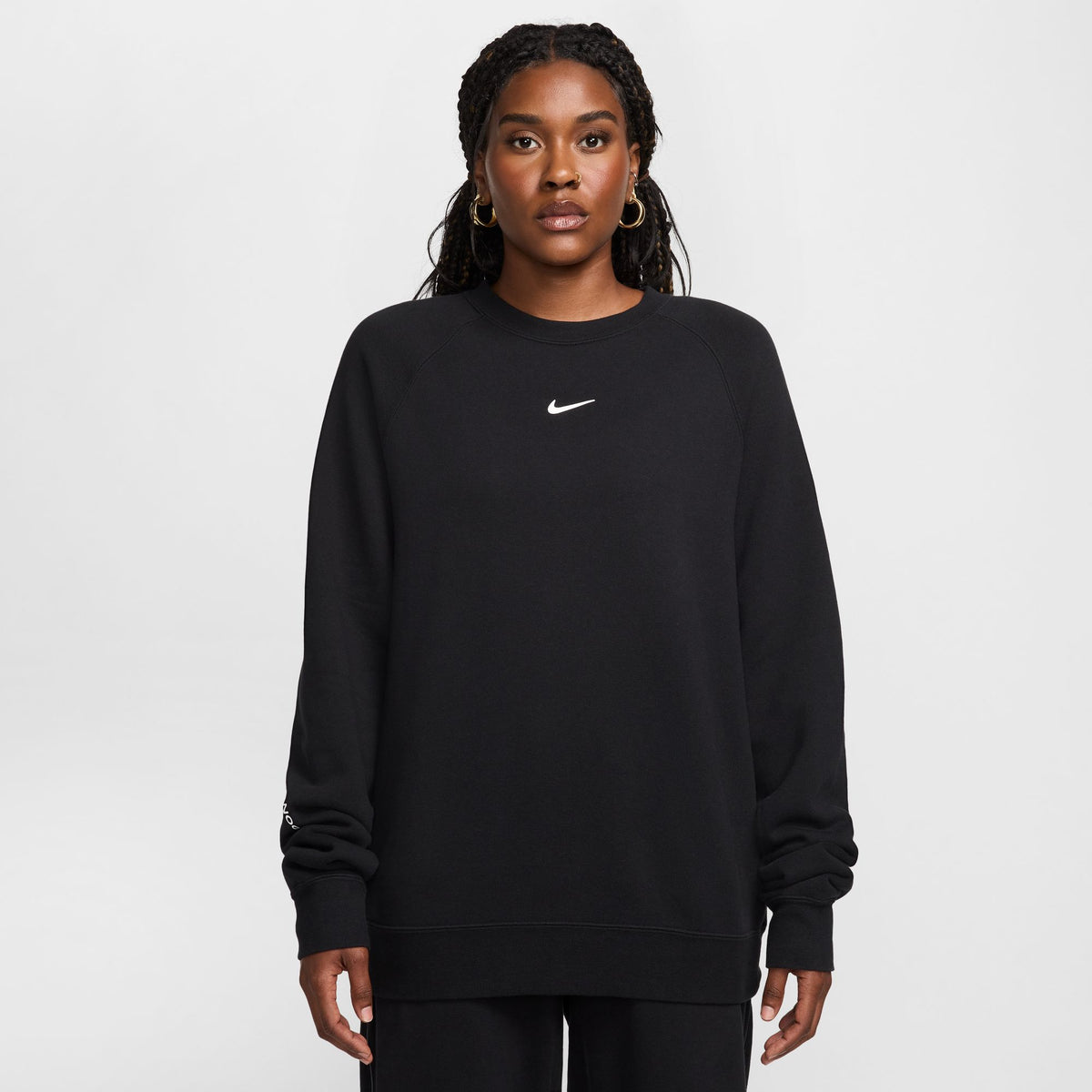 NOCTA Fleece CS Crew Black/White FN8160-010